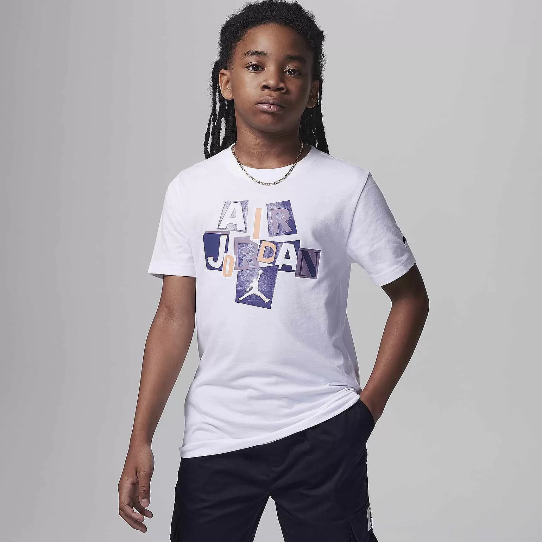 Kinder Nike Cyber Monday-Kleidung | Air Jordan Cutout T-Shirt