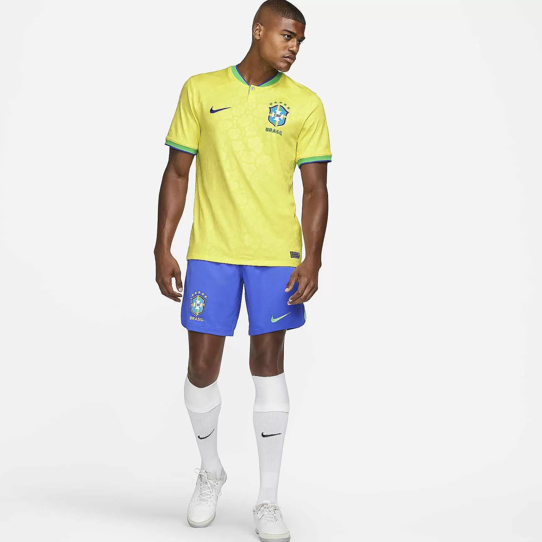 Herren Nike Tops Und T-Shirts | Brasilien 2022/23 Stadionheim