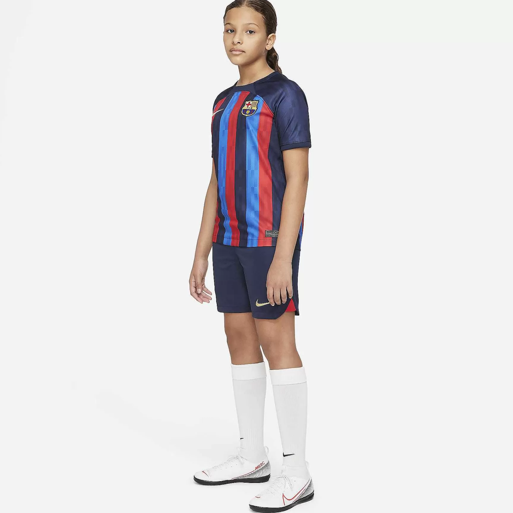 Kinder Nike Kurze Hose | Fc Barcelona 2022/23 Stadionheim