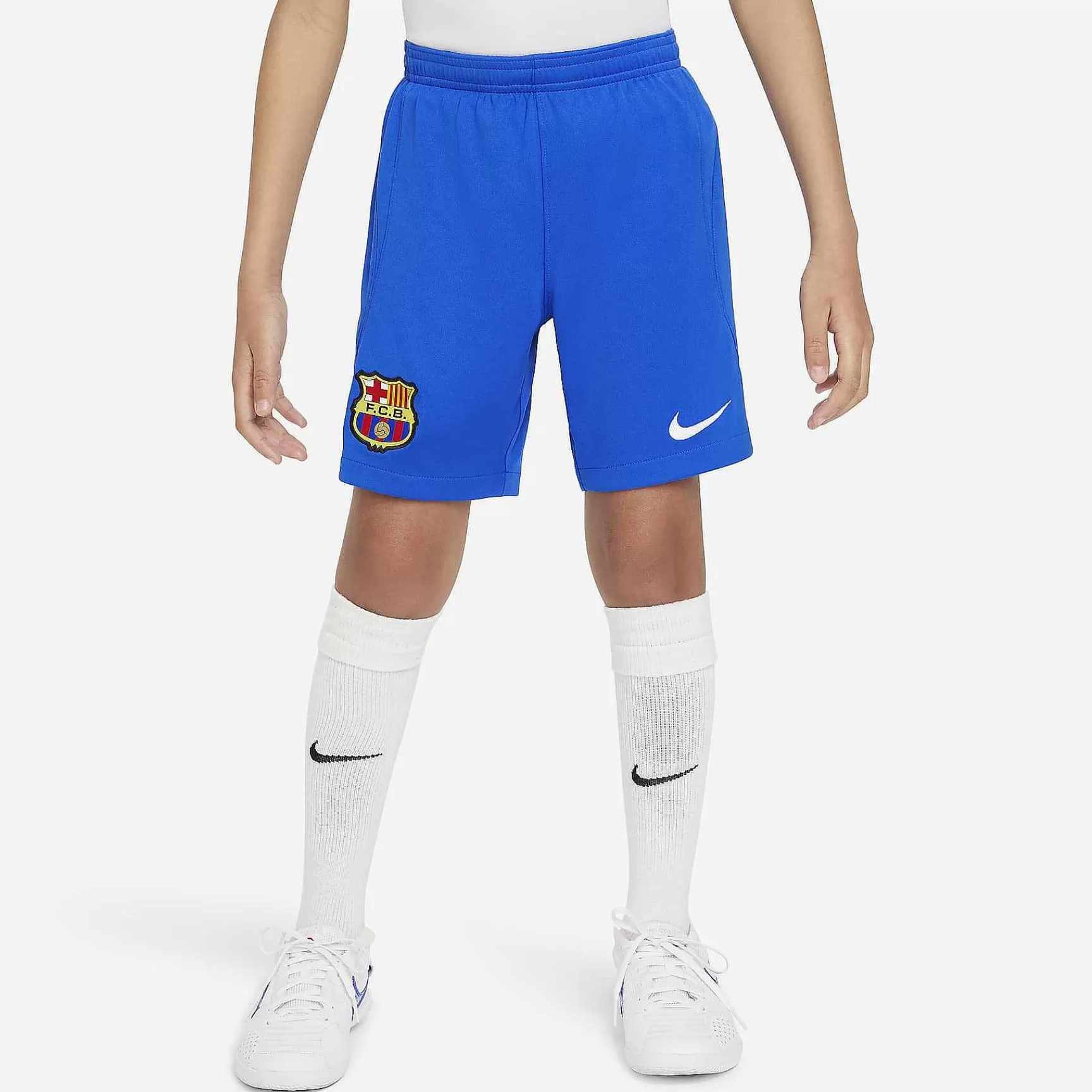 Kinder Nike Kurze Hose | Fc Barcelona 2023/24 Stadion Auswarts