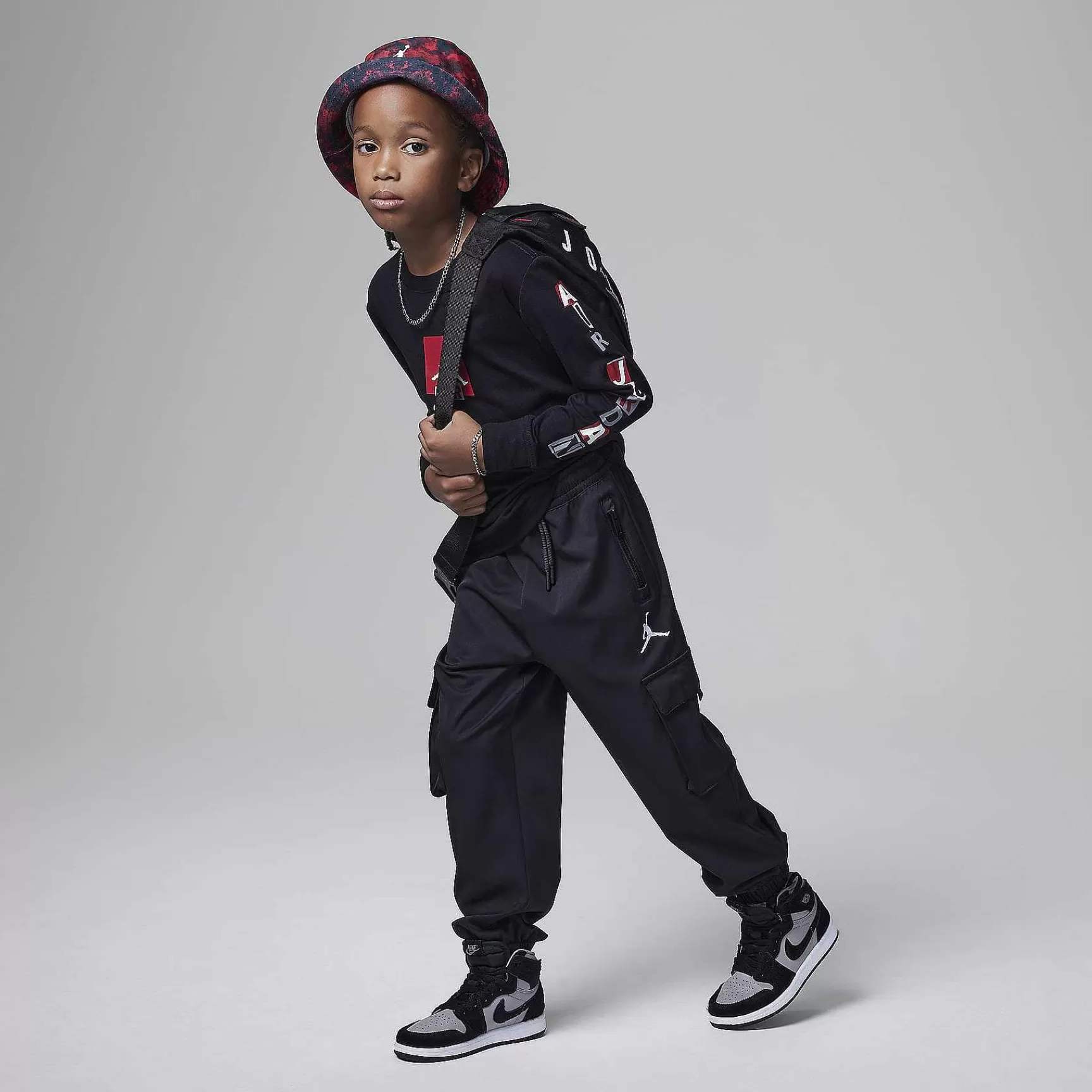 Kinder Nike Jordanien | Jordan Air Stacked Langarm-T-Shirt