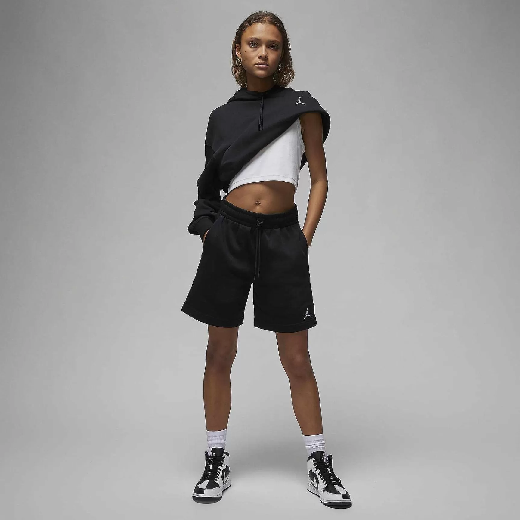 Damen Nike Kurze Hose | Jordan Brooklyn Fleece