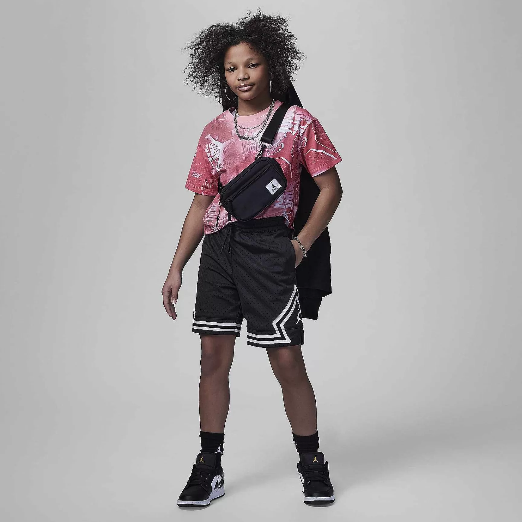 Kinder Nike Jordanien | Jordan Essentials New Wave T-Shirt Mit Allover-Print