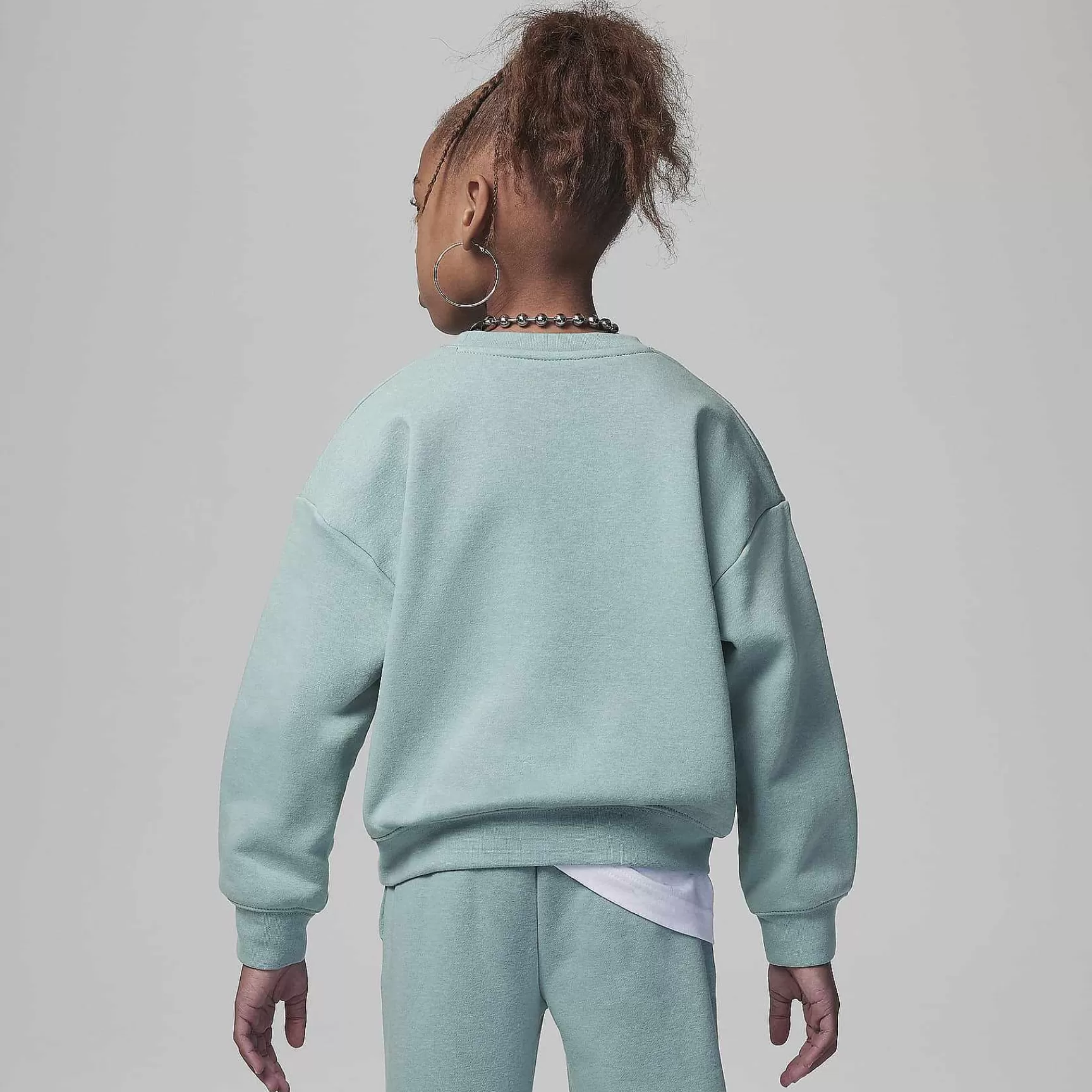 Kinder Nike Passende Sets | Jordan Icon Play Ubergroses Rundhalsshirt