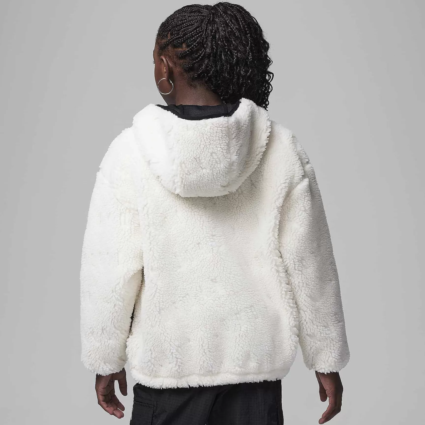 Kinder Nike Oberbekleidung Und Jacken | Jordan Jacquard Sherpa Jacke