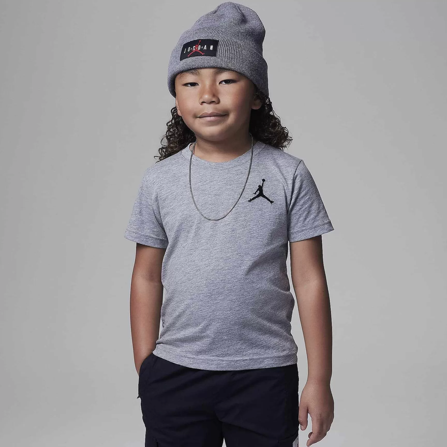 Kinder Nike Tops Und T-Shirts | Jordan Jumpman Air Besticktes T-Shirt