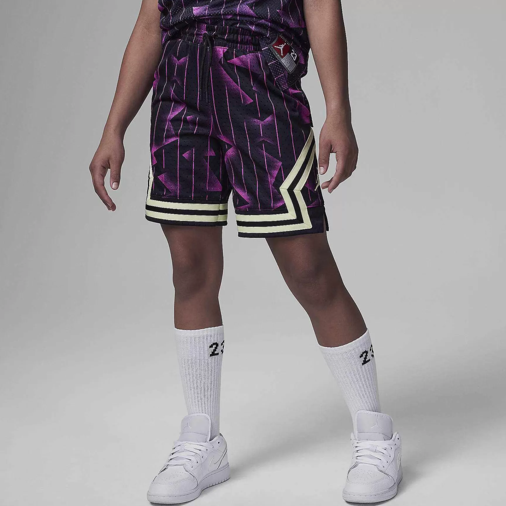 Kinder Nike Cyber Monday-Kleidung | Jordan Jumpman Bedruckte Diamant-Shorts