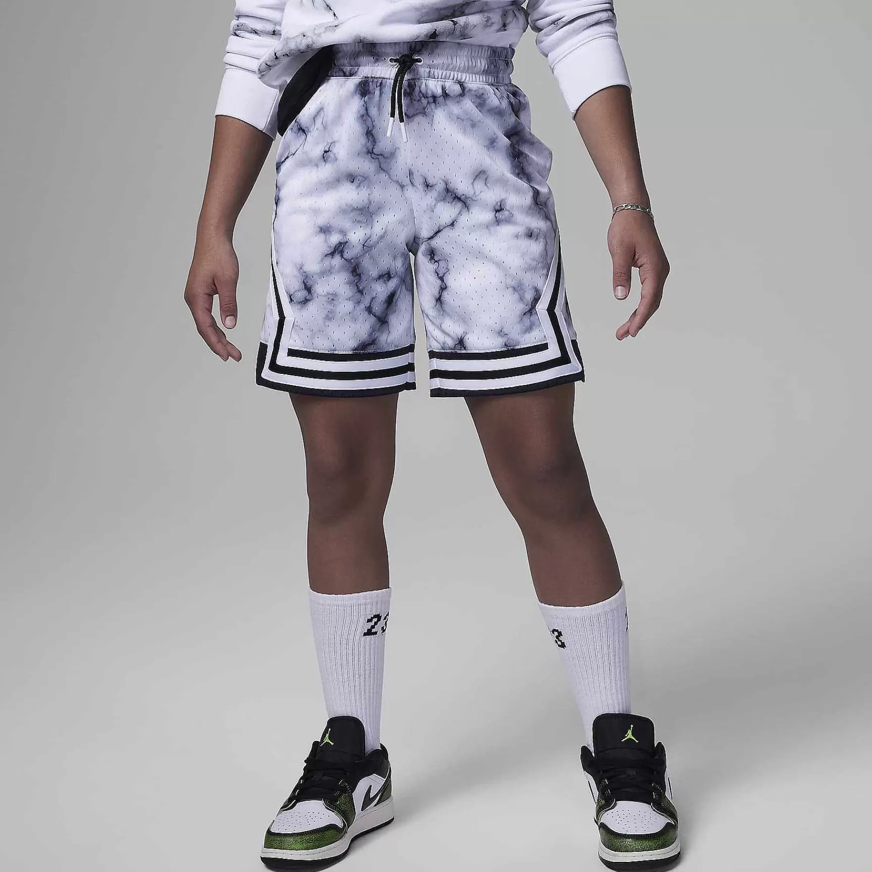 Kinder Nike Cyber Monday-Kleidung | Jordan Jumpman Bedruckte Diamant-Shorts