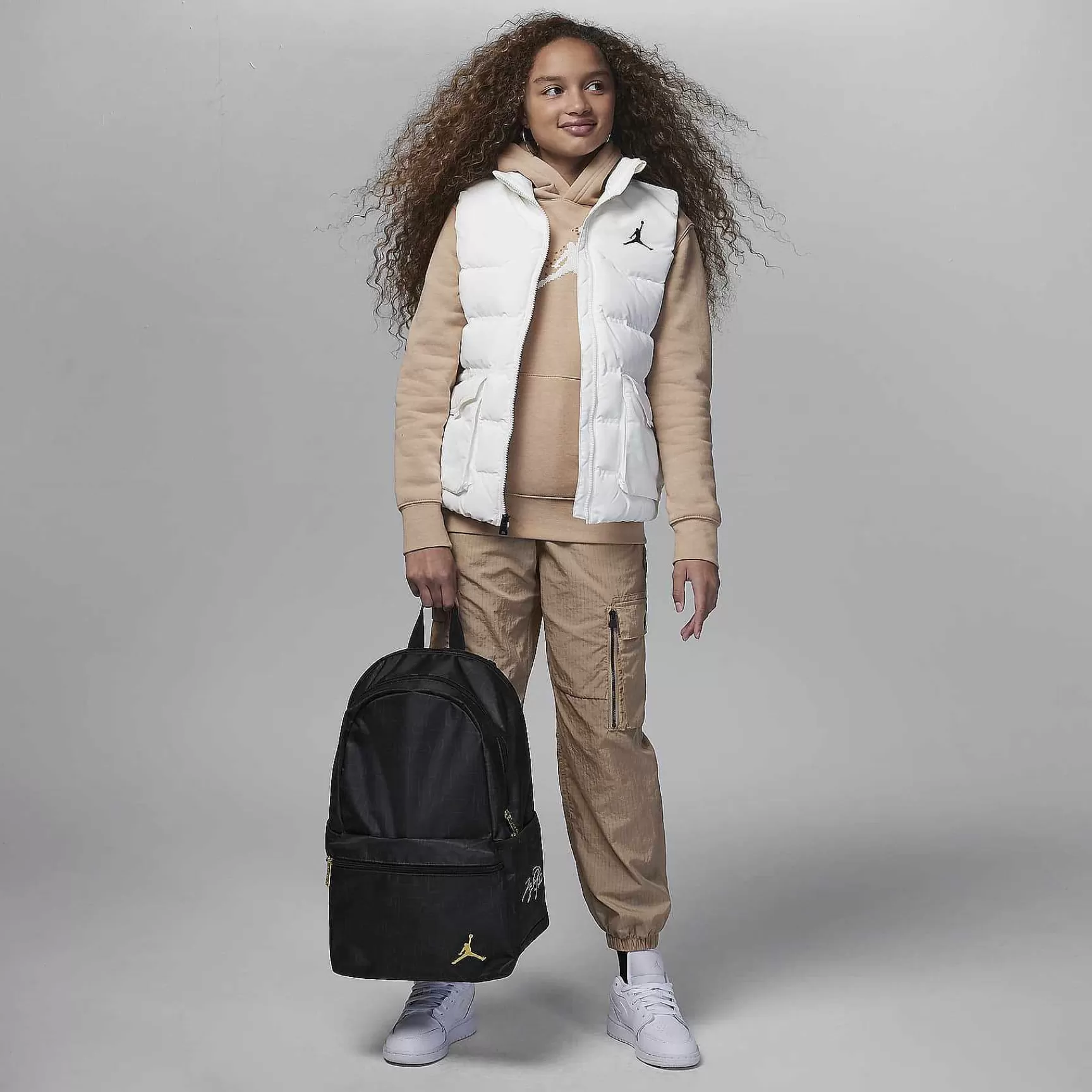 Zubehor Nike | Jordan Rucksack In Schwarz Und Gold