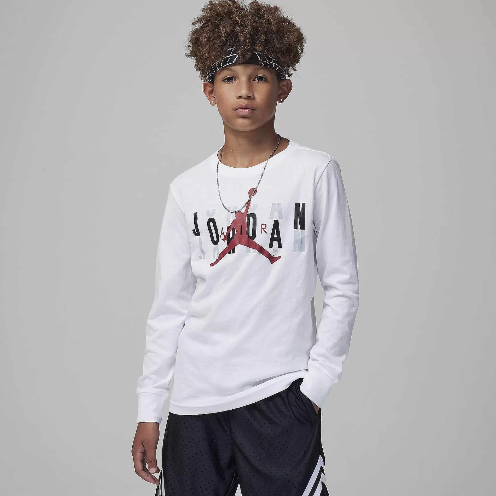 Kinder Nike Jordanien | Jordan Scramble Langarm-T-Shirt