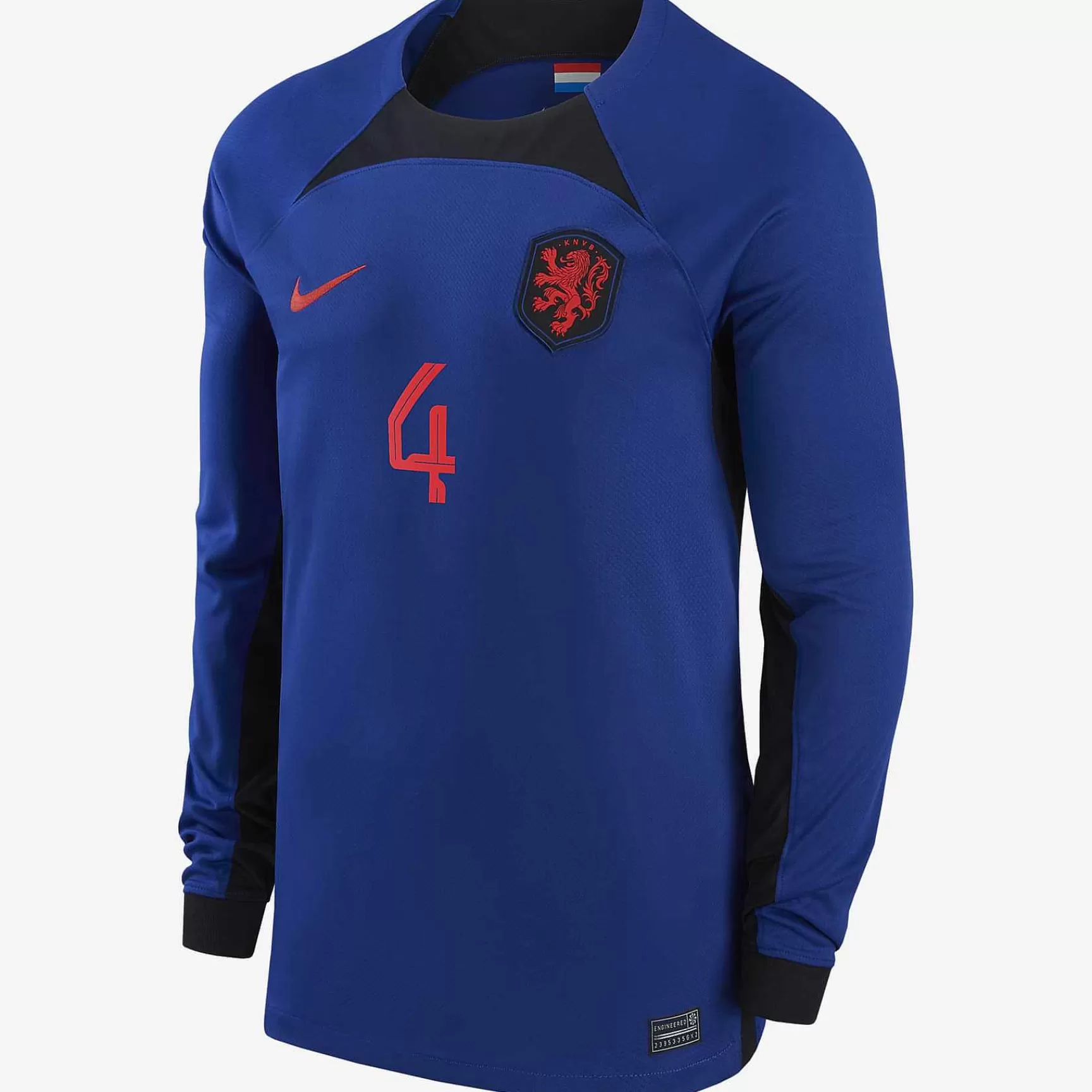 Herren Nike Tops Und T-Shirts | Niederlandische Nationalmannschaft 2022/23 Stadion Auswarts (Virgil Van Dijk)