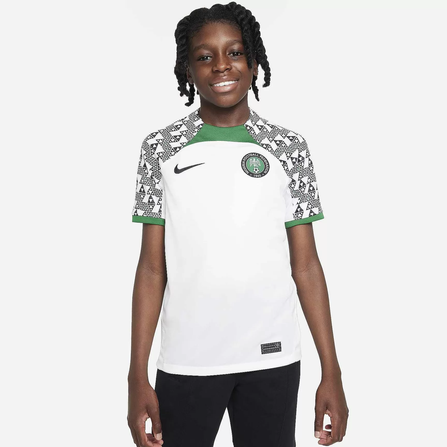 Kinder Nike Tops Und T-Shirts | Nigeria 2022/23 Stadion Auswarts