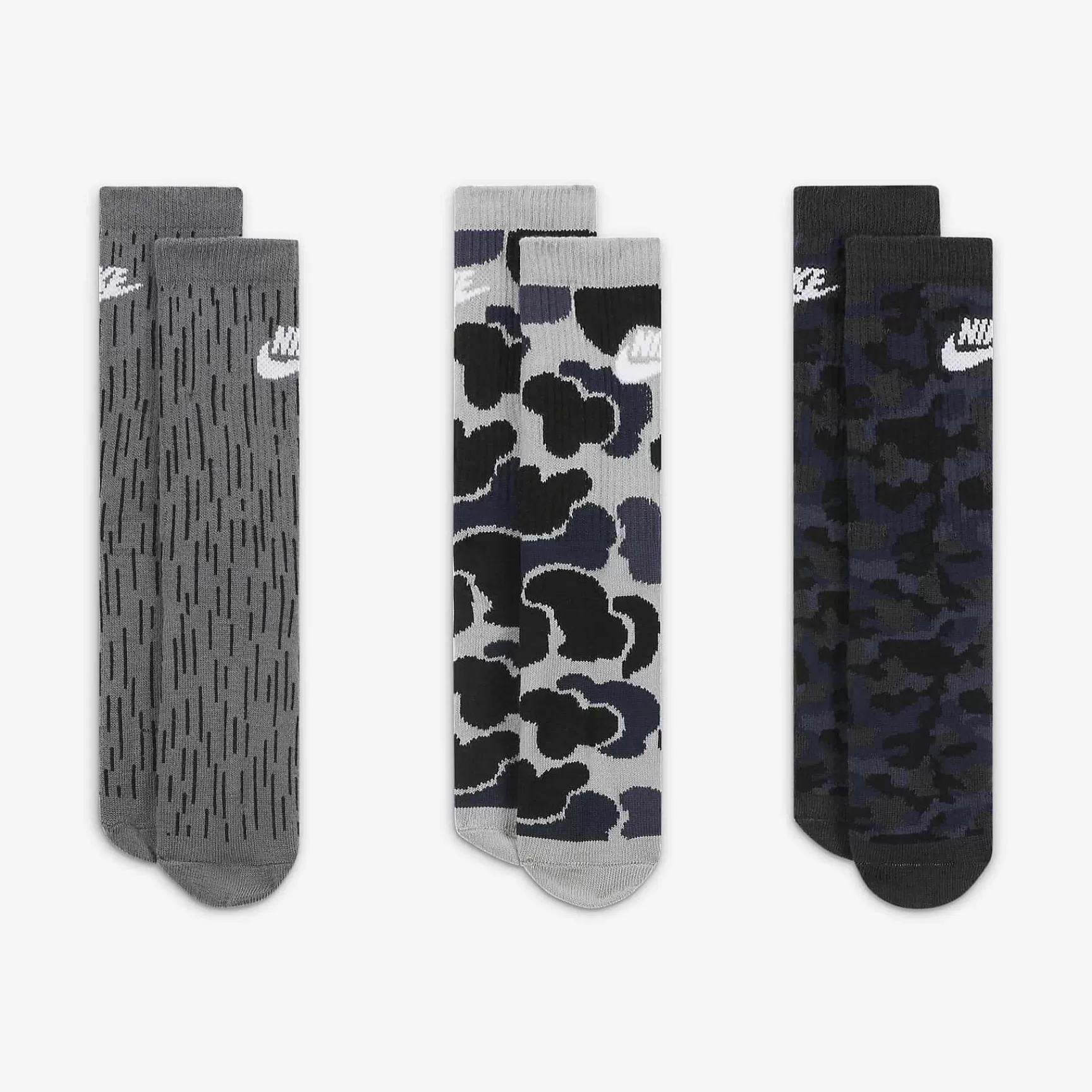 Zubehor Nike | Camo Dri-Fit Crew Socken (3 Paar)