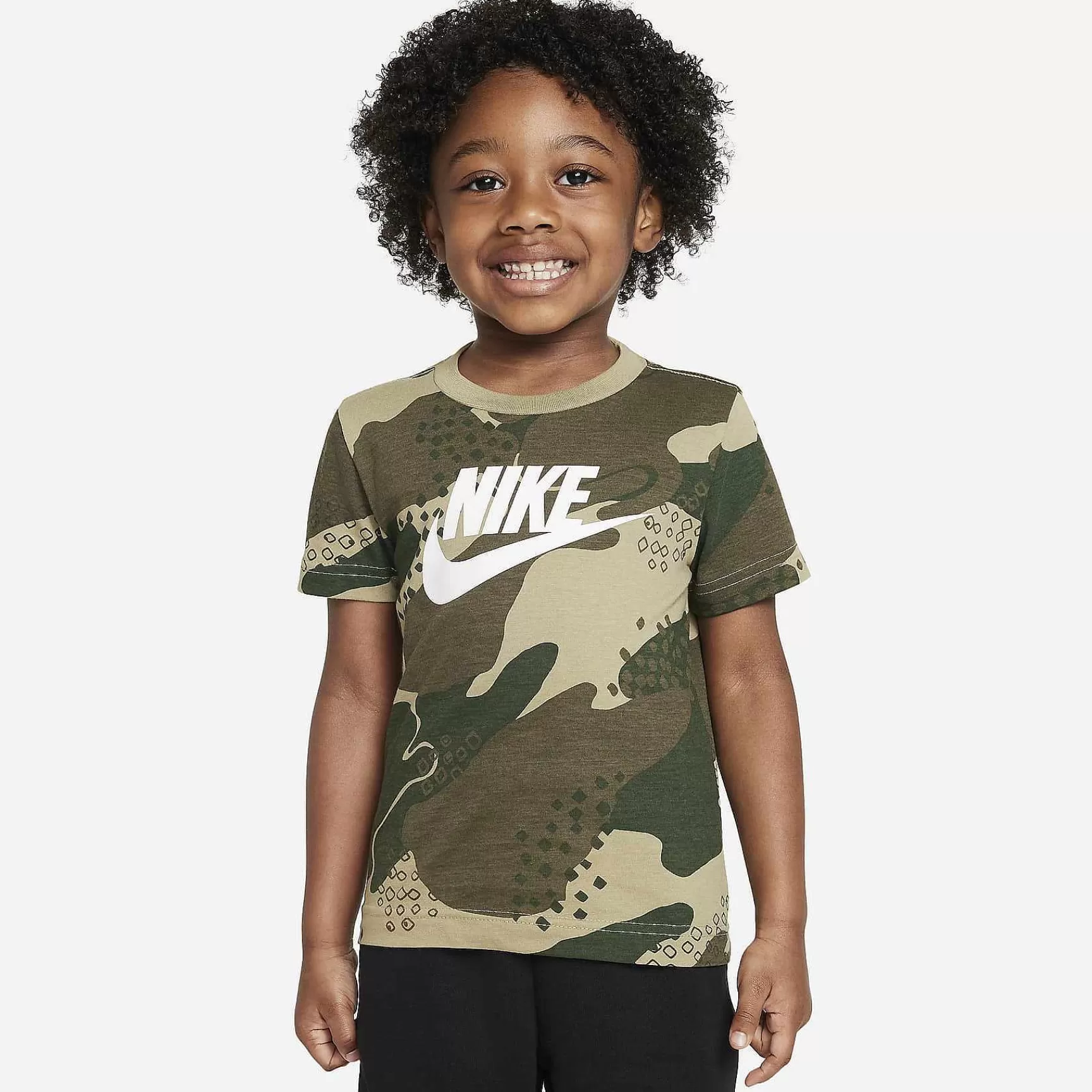 Kinder Nike Tops Und T-Shirts | Club Seasonal Camo Basic T-Shirt