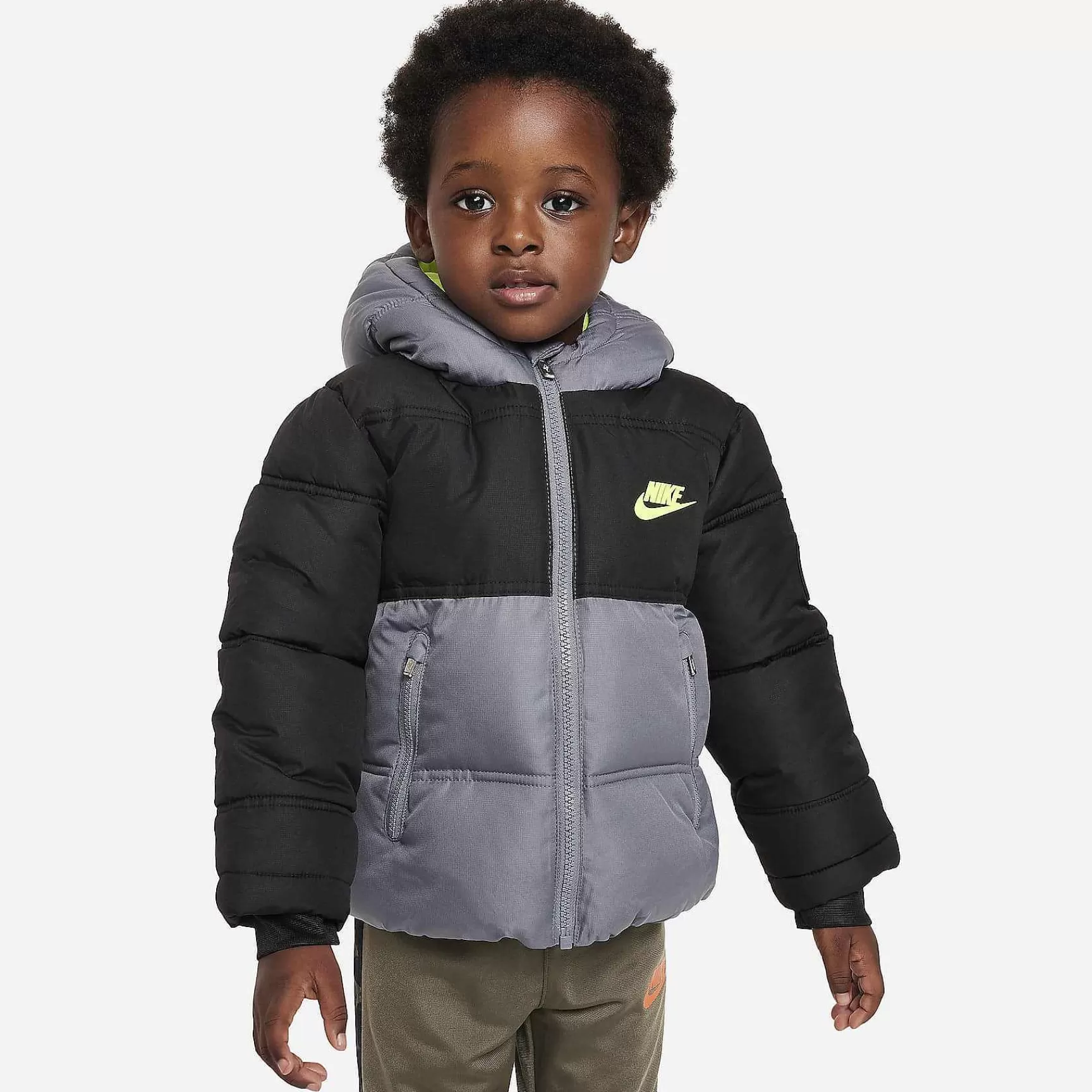 Kinder Nike Oberbekleidung Und Jacken | Colorblock Puffer