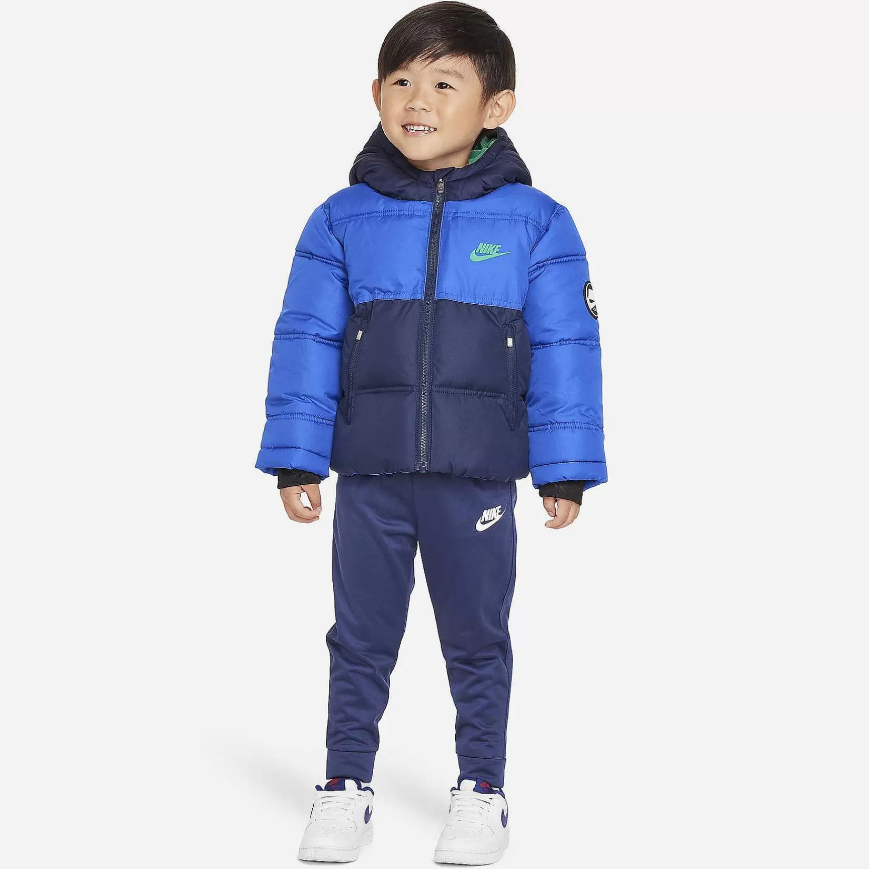 Kinder Nike Oberbekleidung Und Jacken | Colorblock Puffer