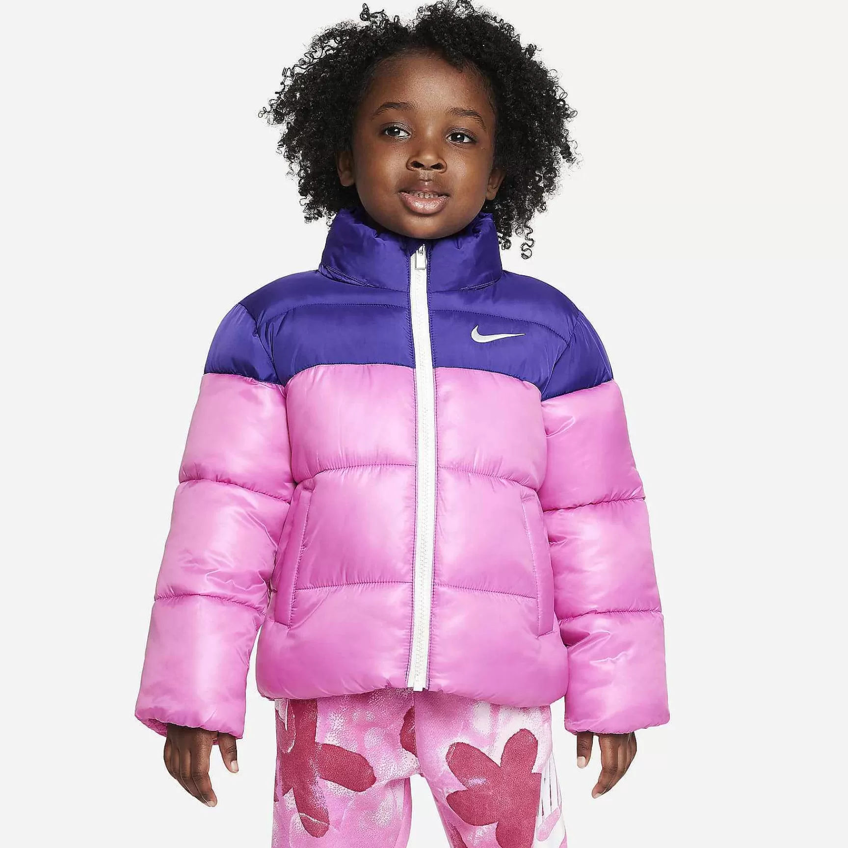 Kinder Nike Oberbekleidung Und Jacken | Colorblock Pufferjacke