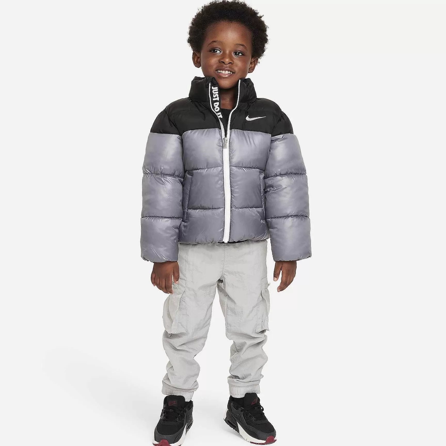 Kinder Nike Oberbekleidung Und Jacken | Colorblock Pufferjacke