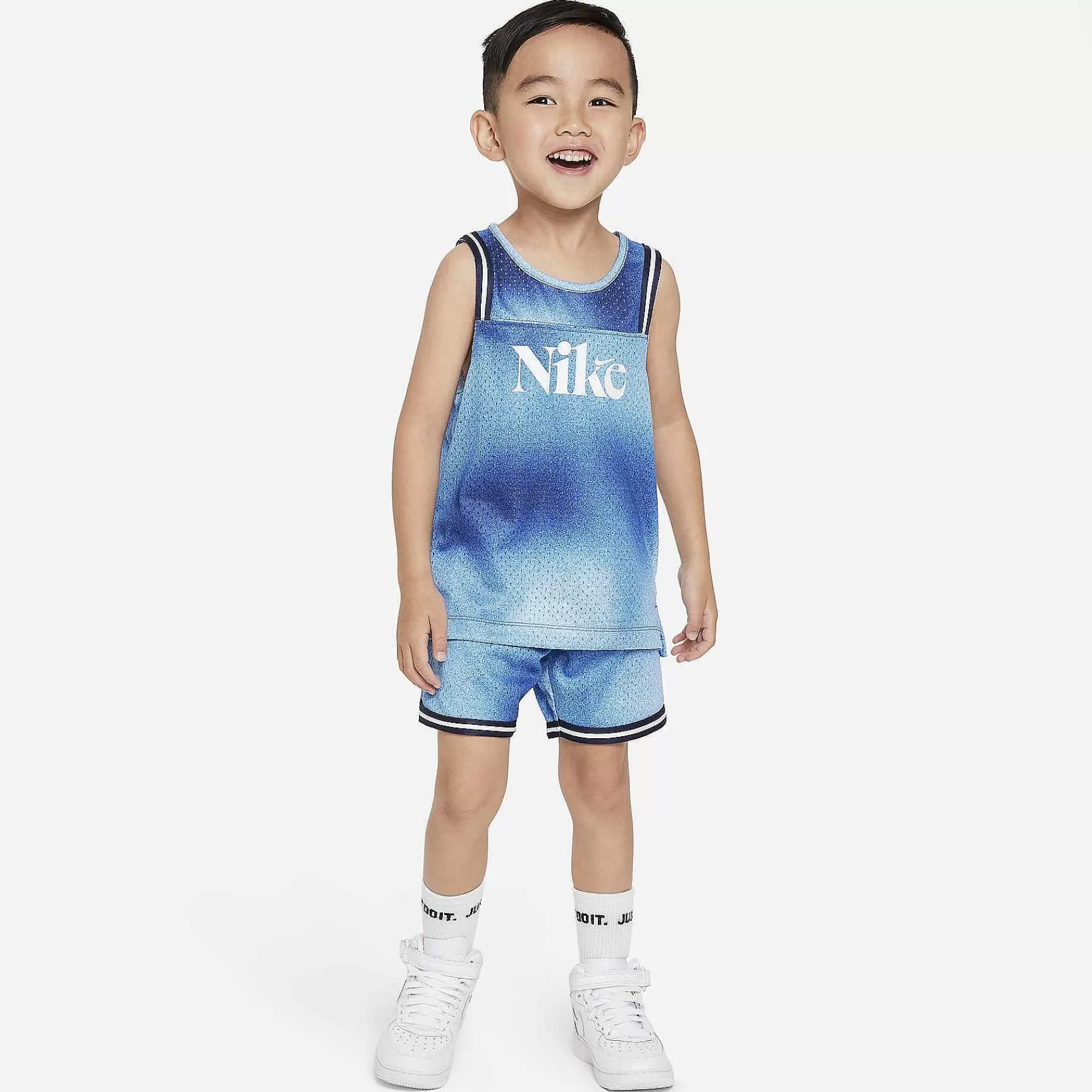 Kinder Nike Tops Und T-Shirts | Culture Of Basketball Bedruckte Pinnie