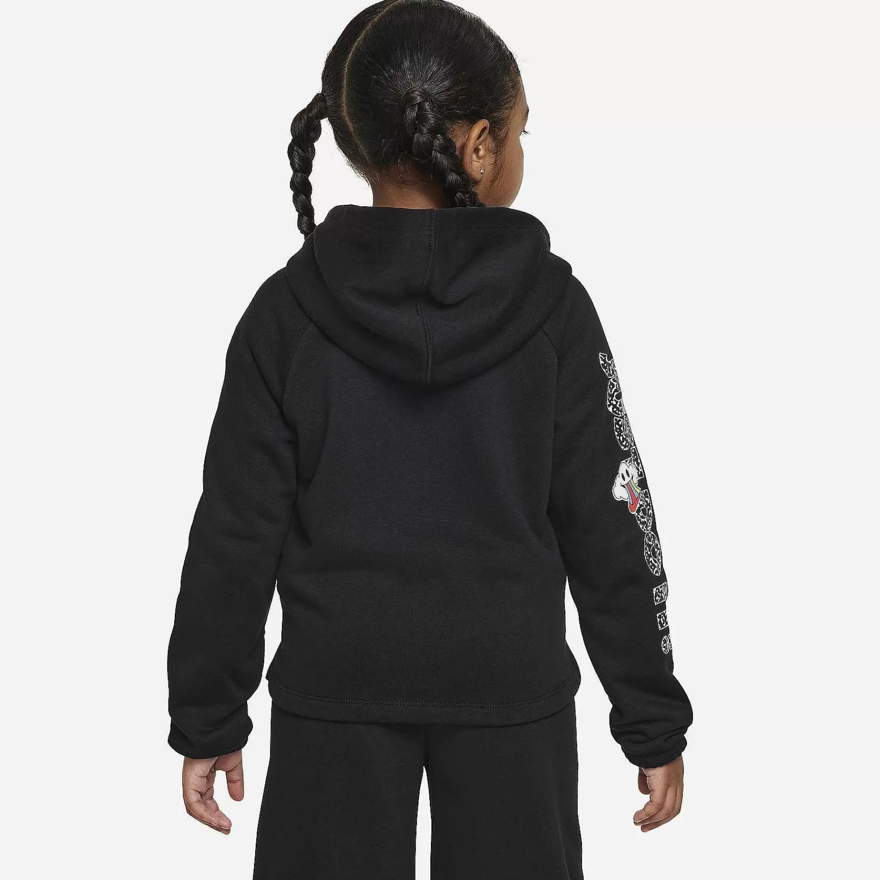 Kinder Nike Hoodies & Sweatshirts | Notizbuch-Print-Hoodie Mit Durchgehendem Reisverschluss