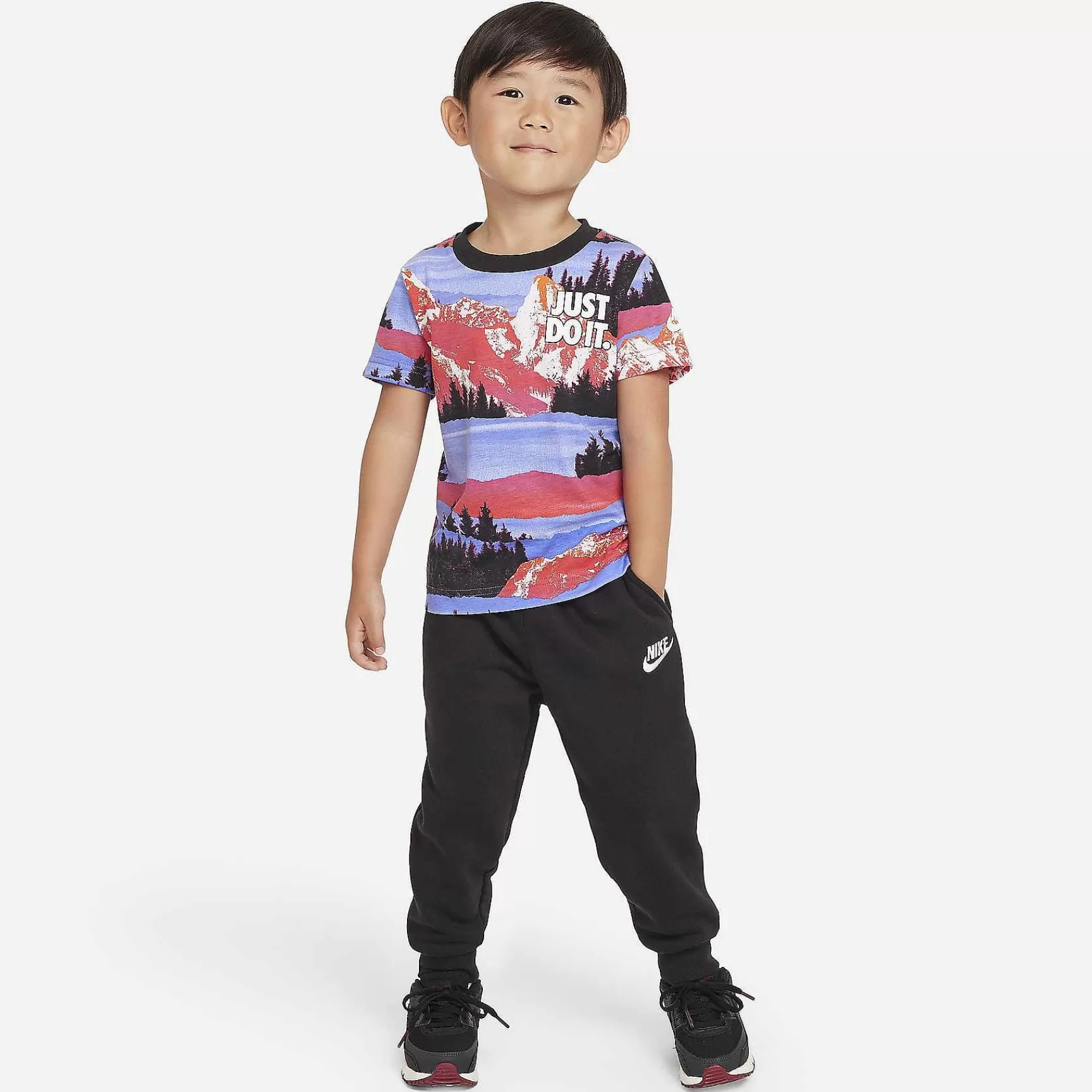 Kinder Nike Tops Und T-Shirts | Snowscape Bedrucktes T-Shirt