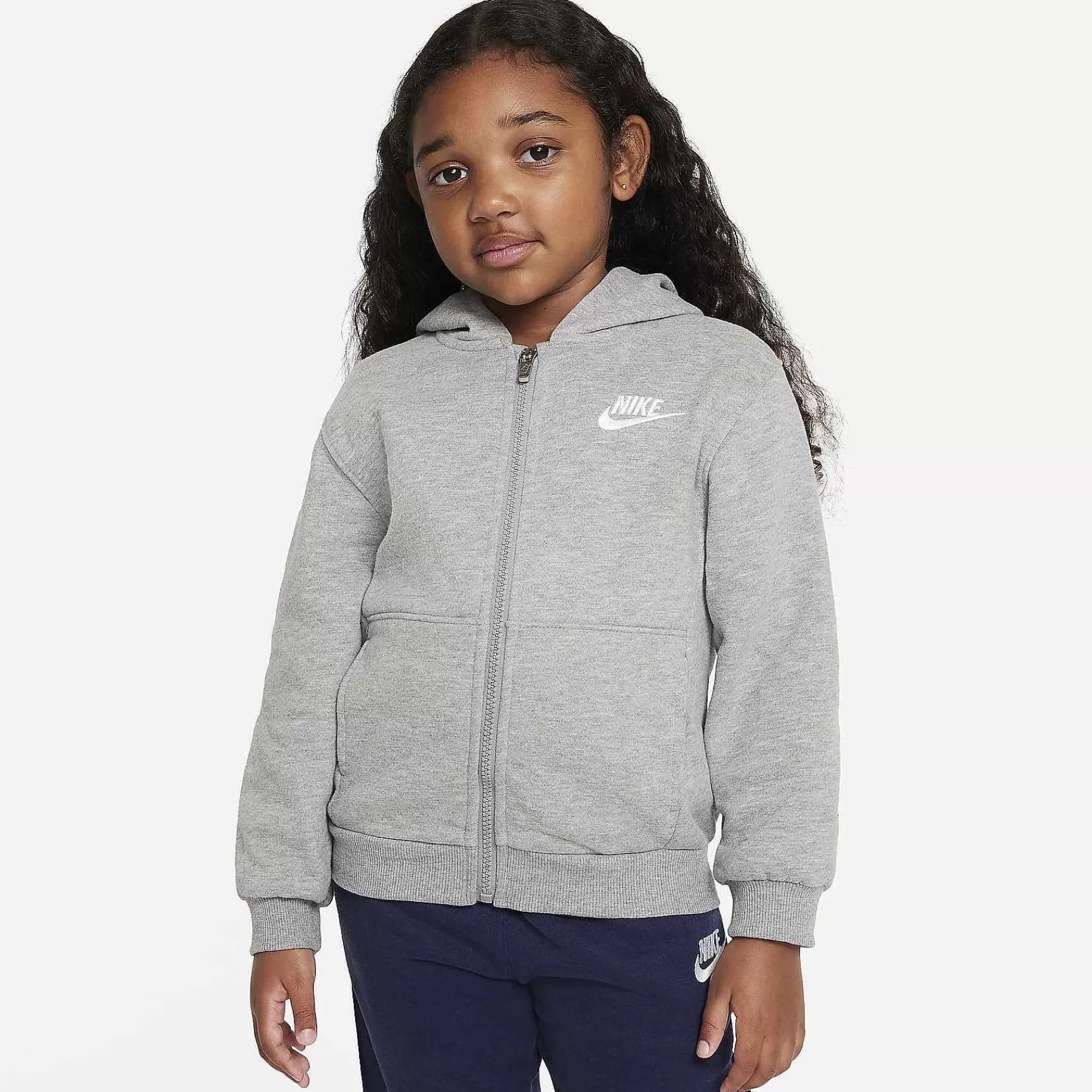 Kinder Nike Hoodies & Sweatshirts | Sportswear Club Fleece Mit Durchgehendem Reisverschluss