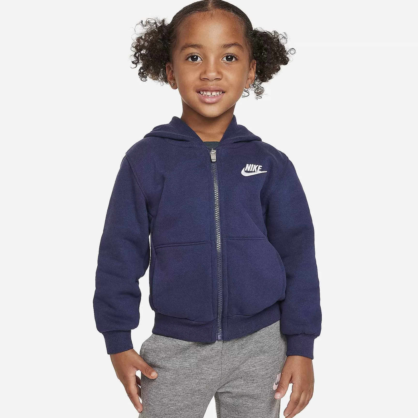 Kinder Nike Hoodies & Sweatshirts | Sportswear Club Fleece Mit Durchgehendem Reisverschluss