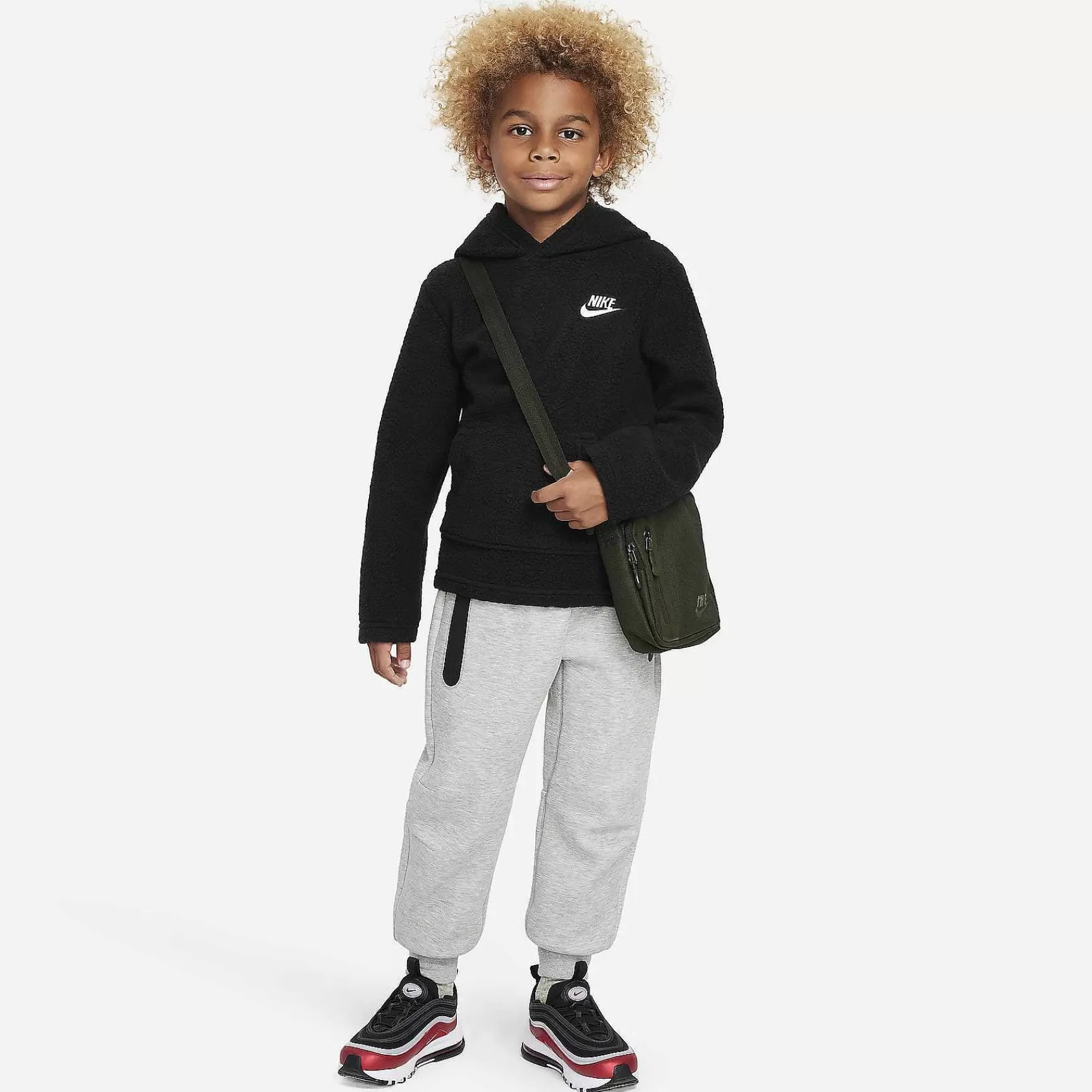 Kinder Nike Hoodies & Sweatshirts | Sportswear Sherpa-Pullover-Hoodie