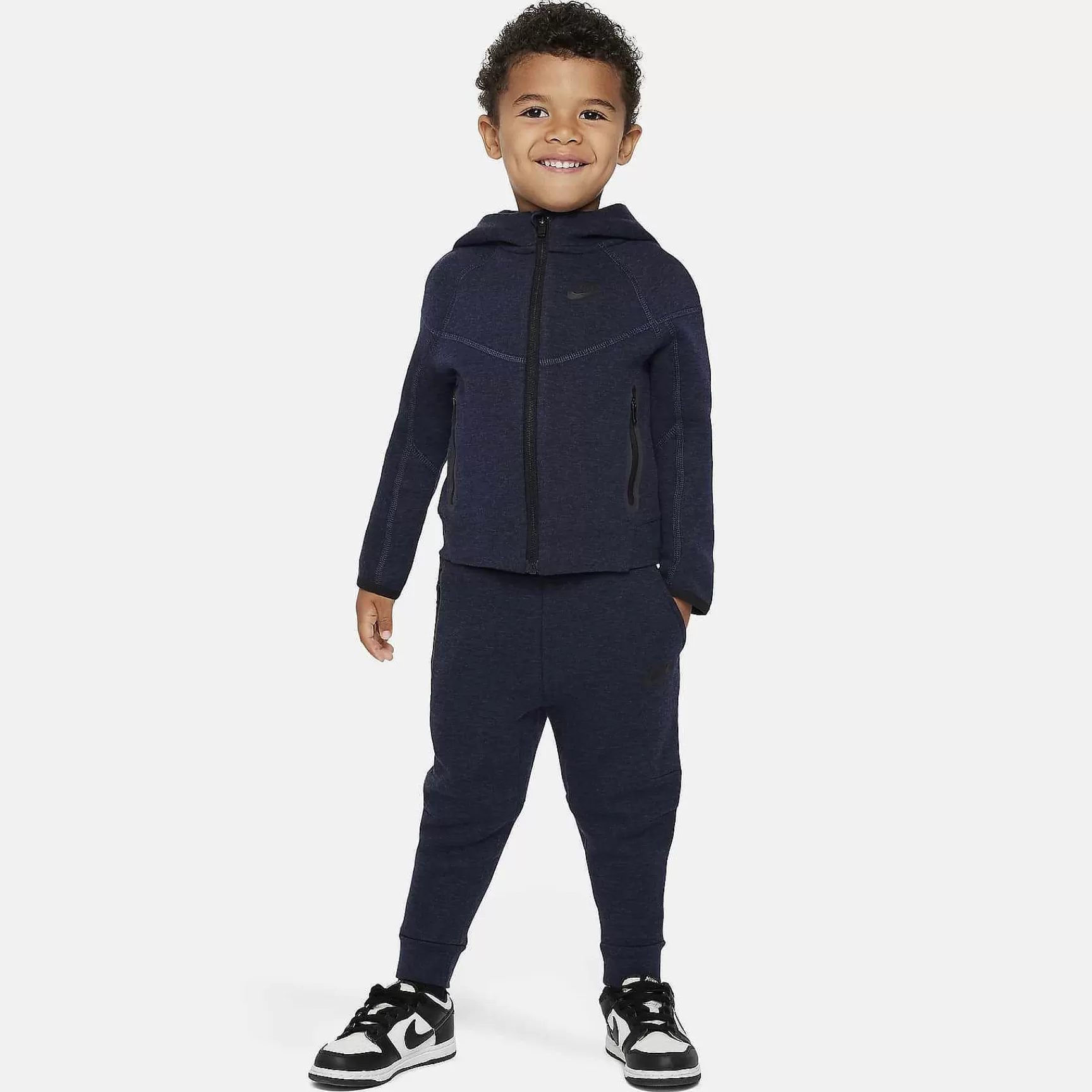 Kinder Nike Hoodies & Sweatshirts | Sportswear Tech Fleece-Set Mit Durchgehendem Reisverschluss