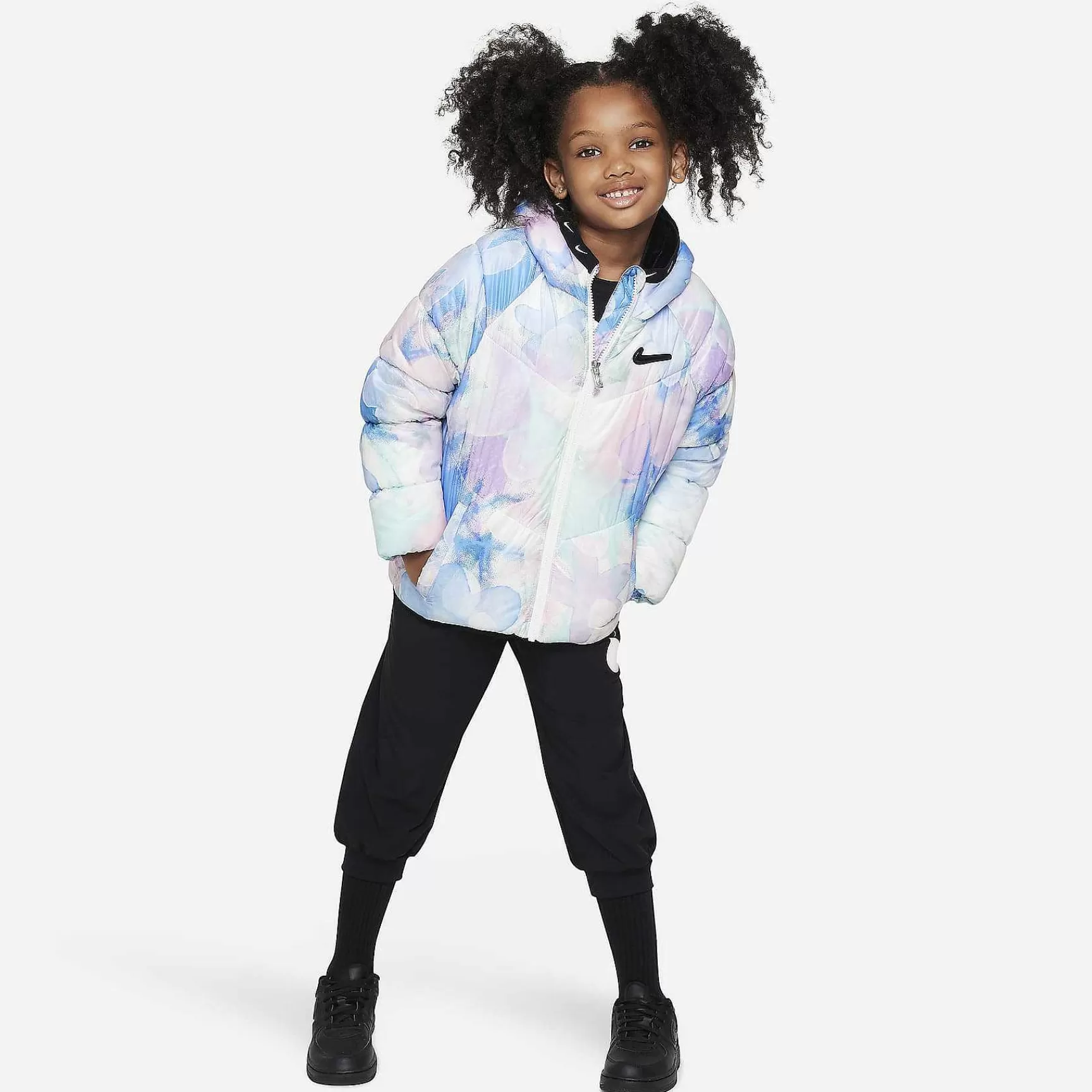 Kinder Nike Oberbekleidung Und Jacken | Swoosh Chevron Pufferjacke